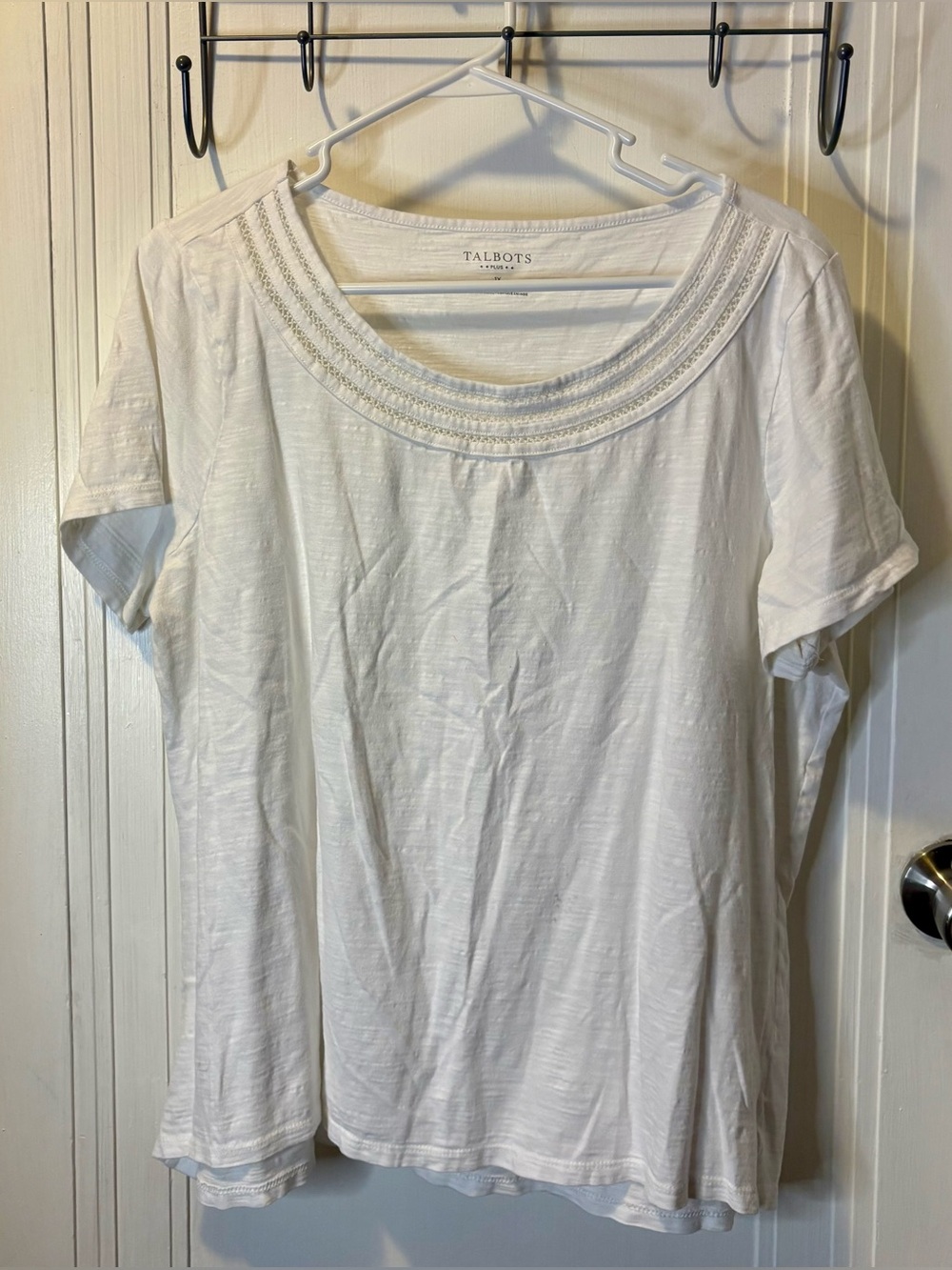 Talbots Scoop Neck Short Sleeve Tee